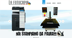 Desktop Screenshot of lafotocopiainart.it